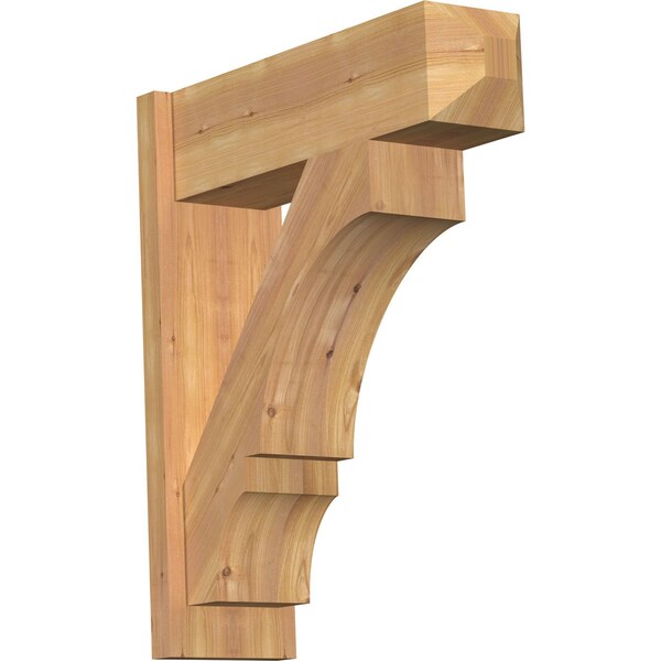 Ekena Millwork Balboa Smooth Craftsman Outlooker, Western Red Cedar, 7 1/2"W x 24"D x 28"H OUT08X24X28BOA04SWR - main